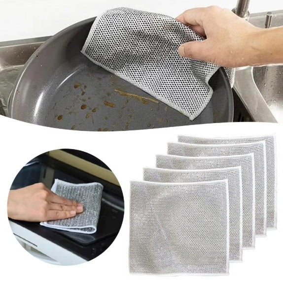 PAÑO MAGICO DE ACERO INOXIDABLE REUTILIZABLE(Elige tu pack)
